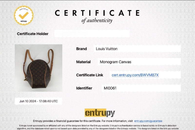 Louis Vuitton Monogram Ellipse Sac a Dos Backpack (Certificate of Authenticity)