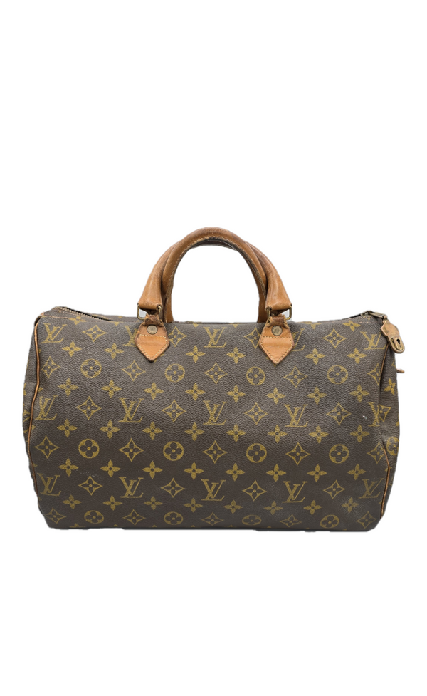 Vintage Louis Vuitton Monogram Speedy 30 Satchel (Certificate of Authenticity)