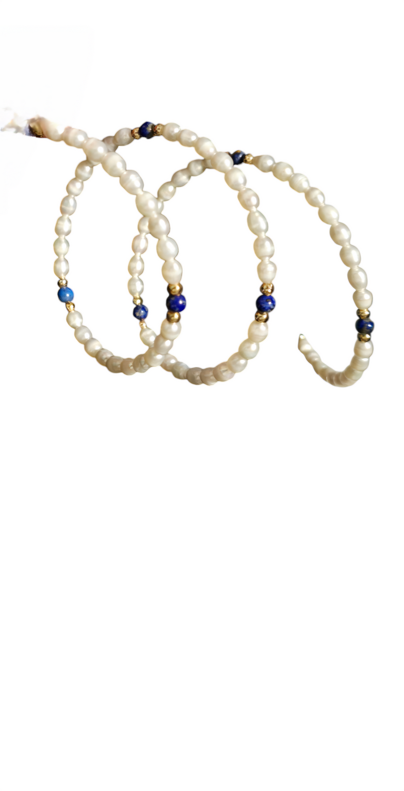 3 - 6" Rice Pearl Bracelets