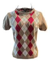 Burberry Argyle Shirt Sleeve Shirt